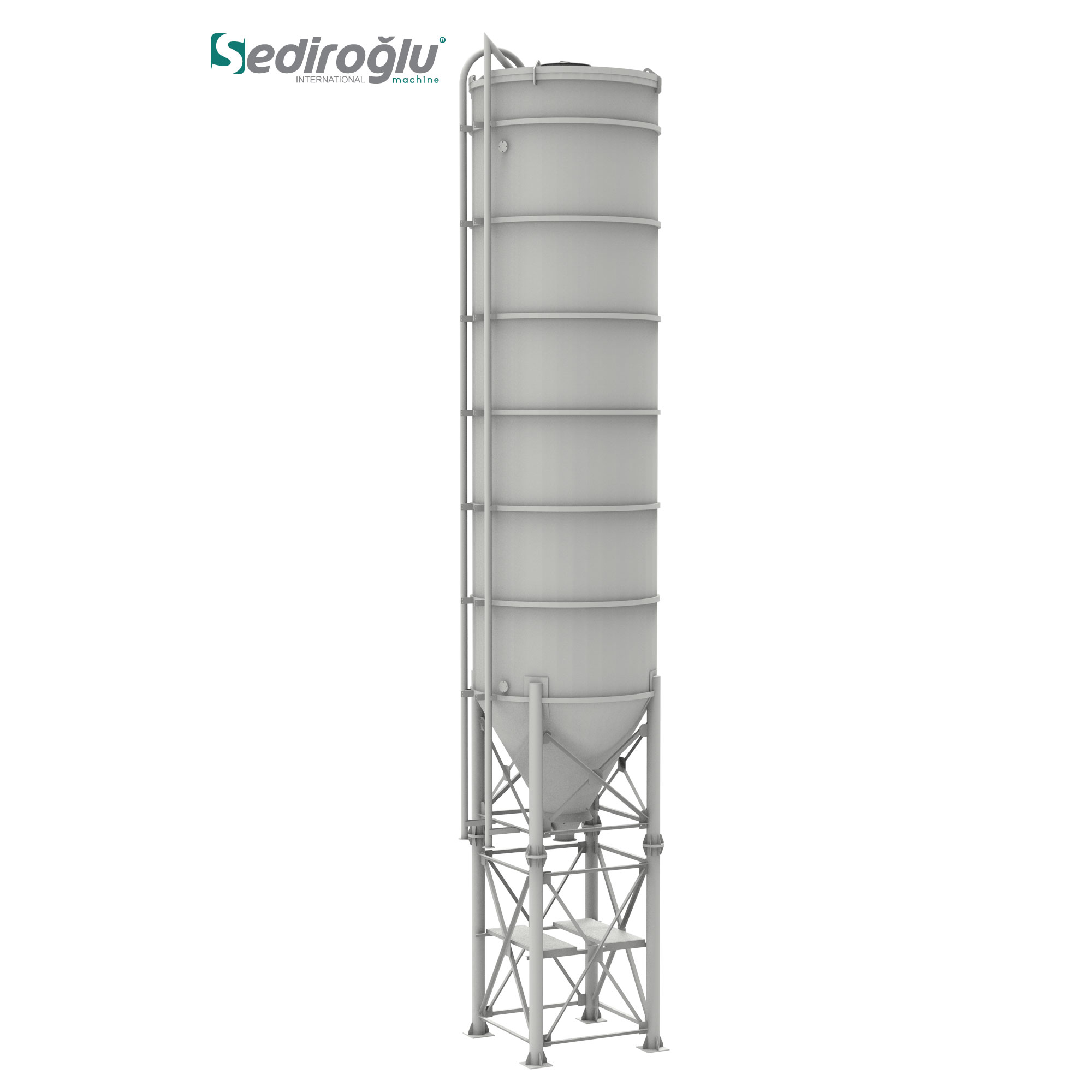 Silo Systems Used In Concrete Plants