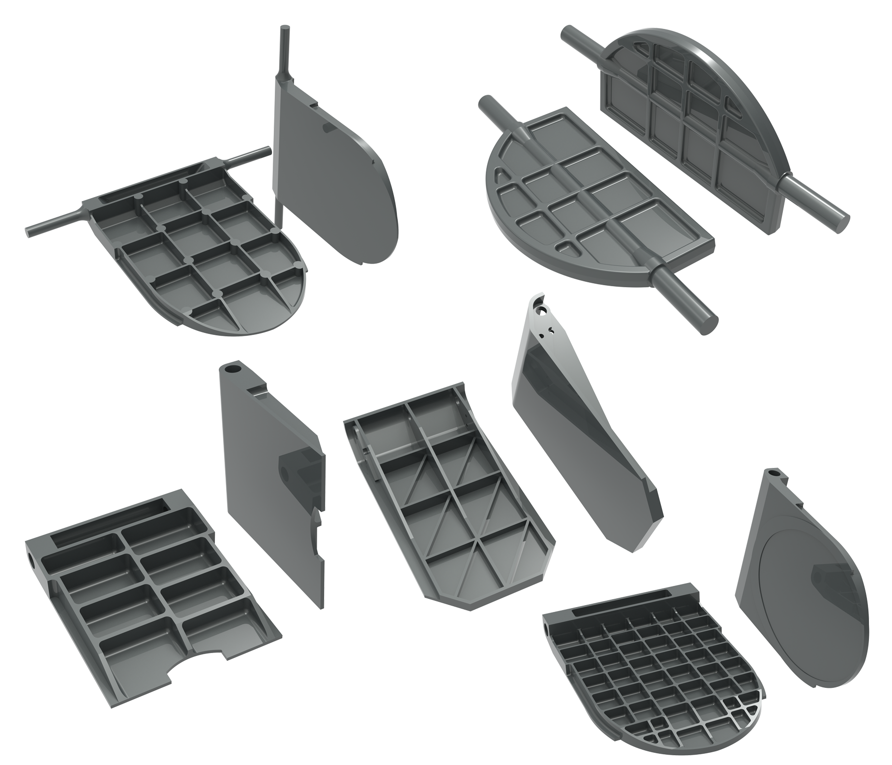 Cast Flap System Parts Used in Cement Plants