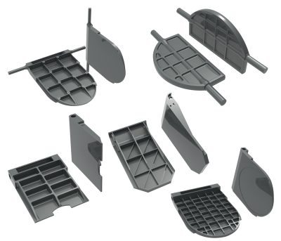 Cast Flap System Parts Used in Cement Plants