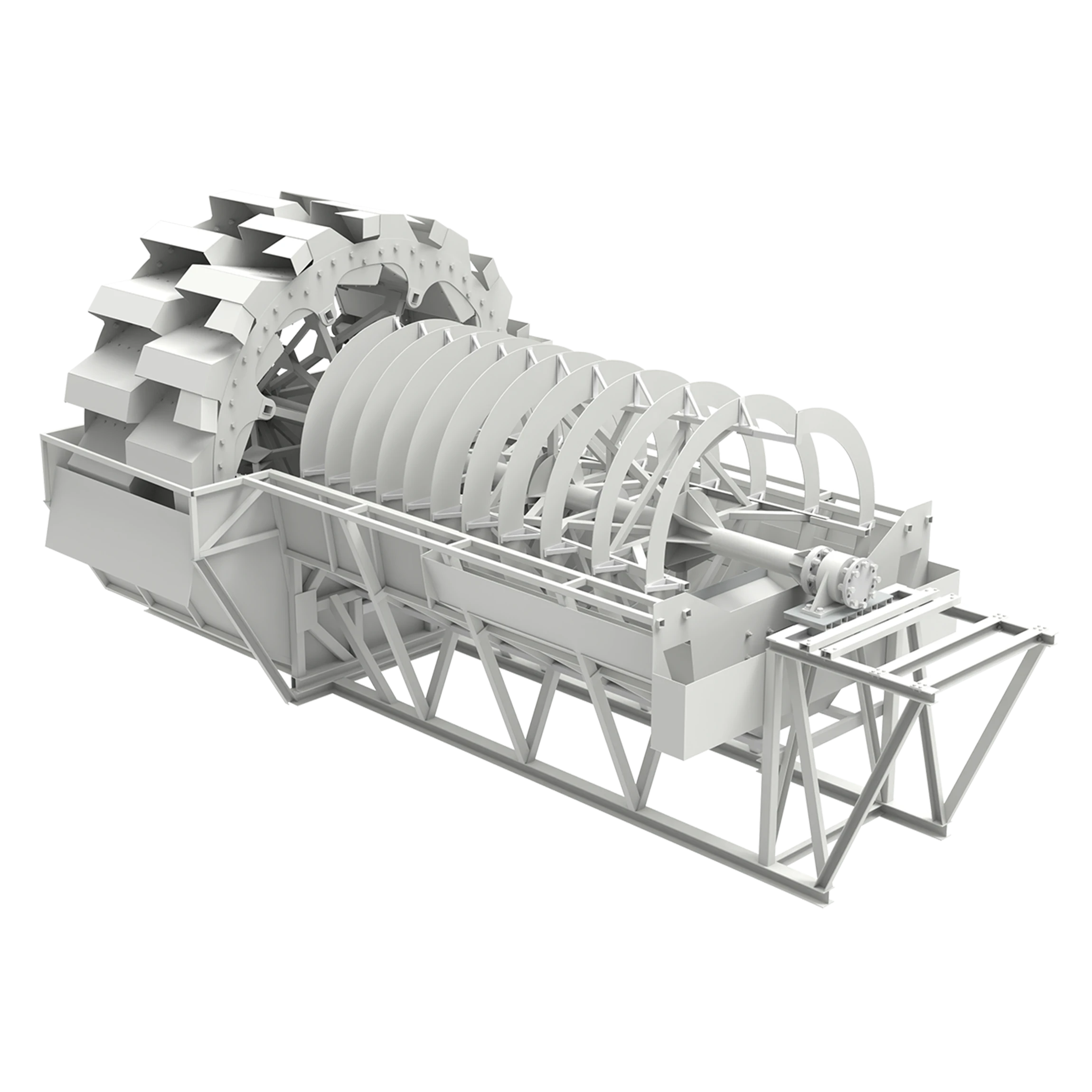 Où est utilisée une Laveuse de Sable à Roue à Godets