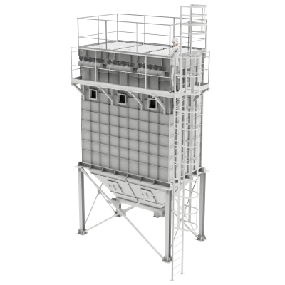 Miglioramento della qualità dell'aria nella produzione di zinco la potenza del filtro a maniche a getto d'impulso