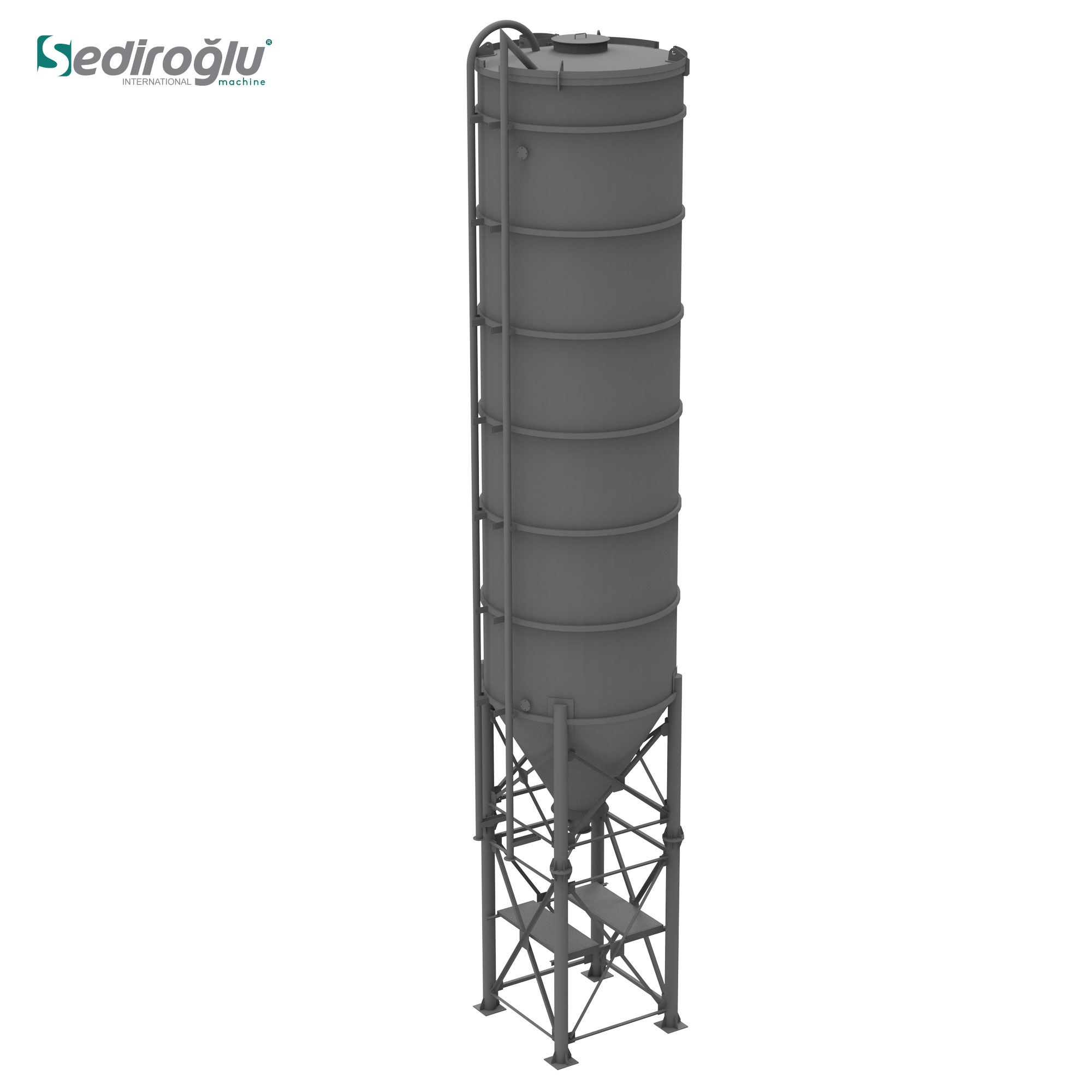 Cement Silo Systems for Concrete Plants