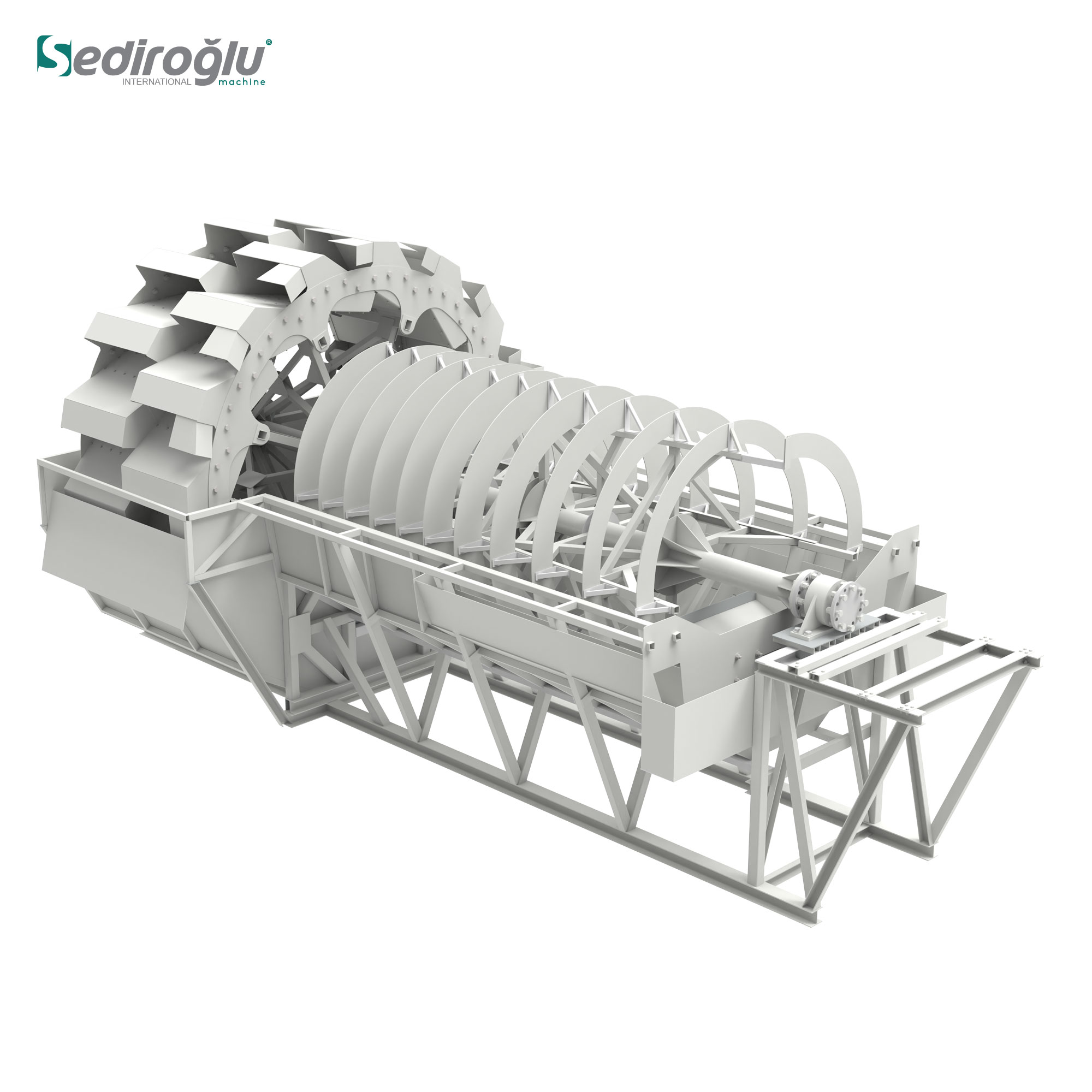 Customizable sand washing systems for mining and quarries