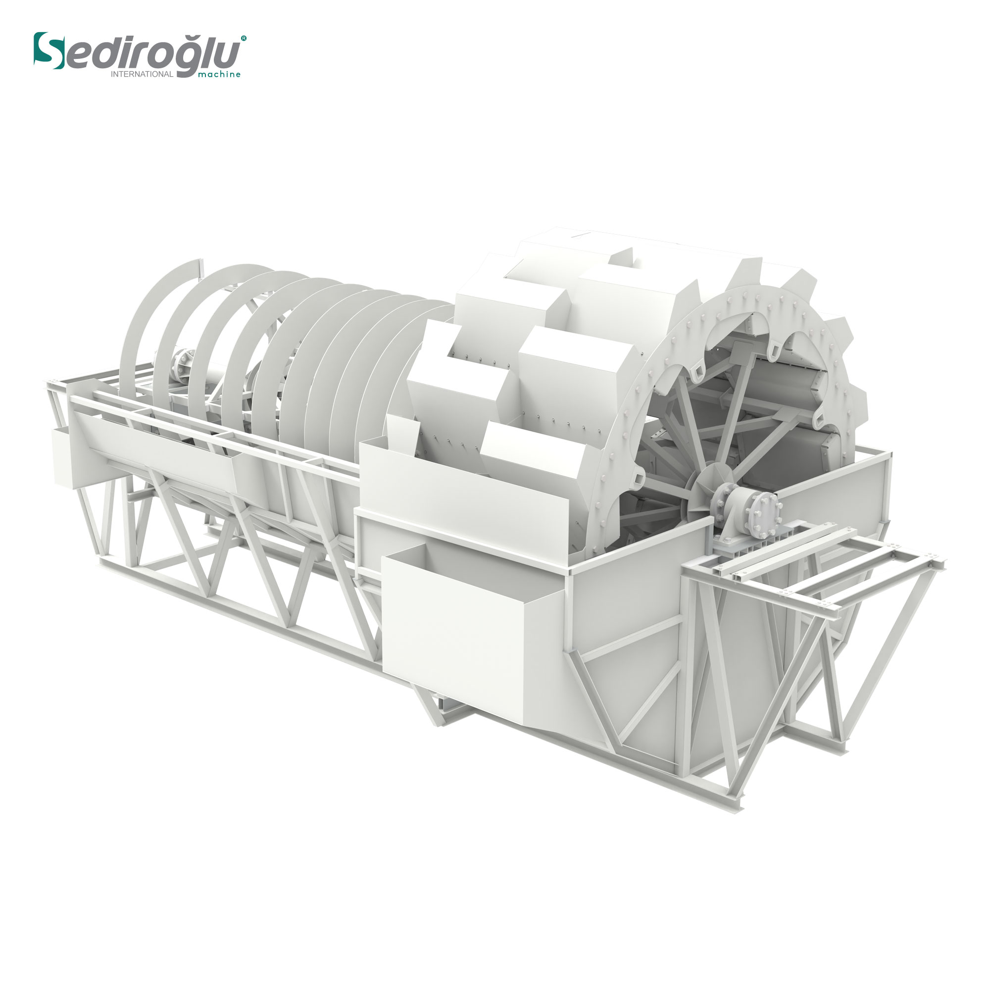High-efficiency Bucket Wheel Sand Washer for industrial use