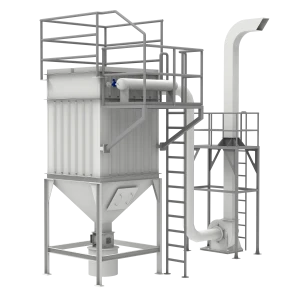 Industrielle Beutelfilter für Papier-, Salz- und Polymerproduktionsanlagen