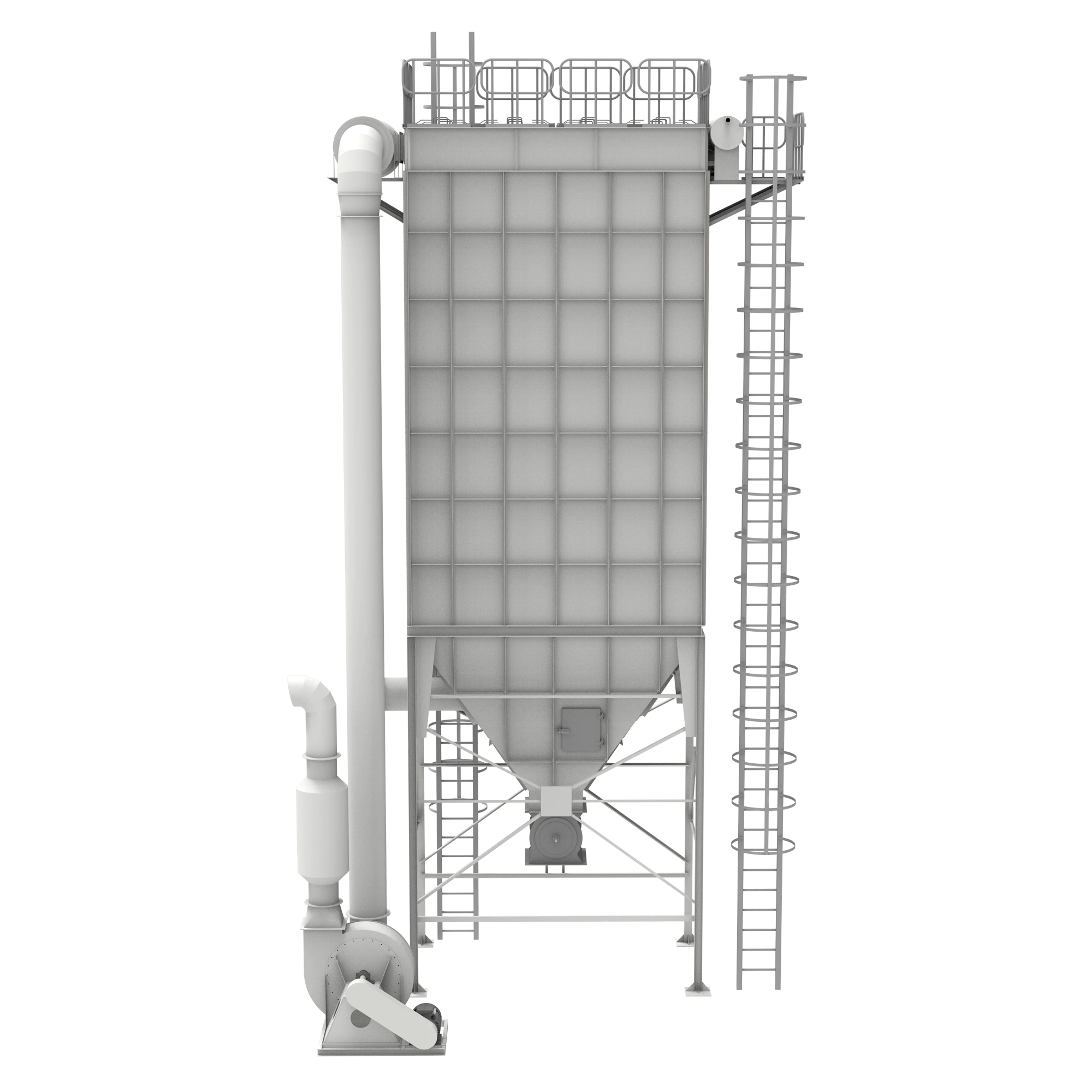 Zuverlässige Jet-Filteranlage mit Filterschläuchen für Kupfer-, Chrom- und Aluminiumwerke