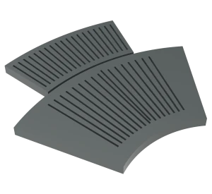 Cement Mill Spare Parts Long-Lasting Cast Liner Plates