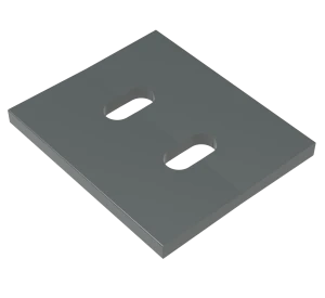 All spare parts for jaw crushers, including cast steel safety plate