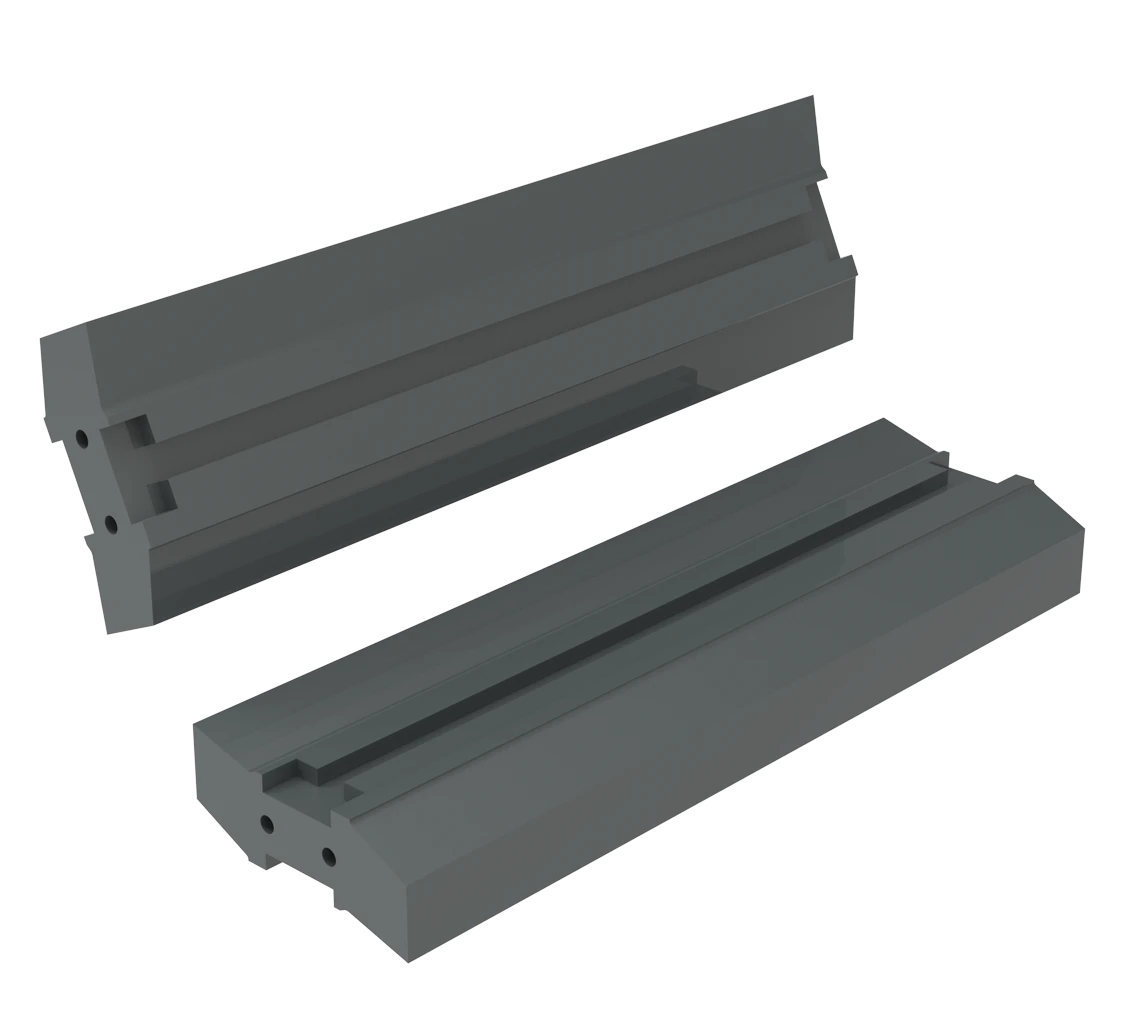 Impact crusher spare parts, including pallet armor