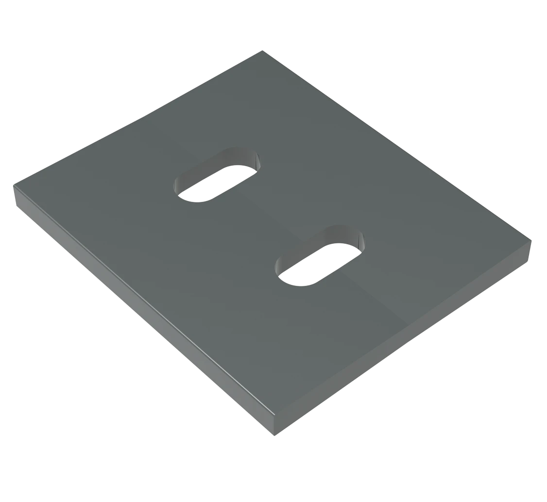 Repuestos para trituradoras de mandíbula con placa de seguridad de acero.