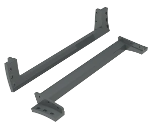 Pièces de rechange pour concasseur à percussion Kubitizer, plaque inférieure en acier moulé