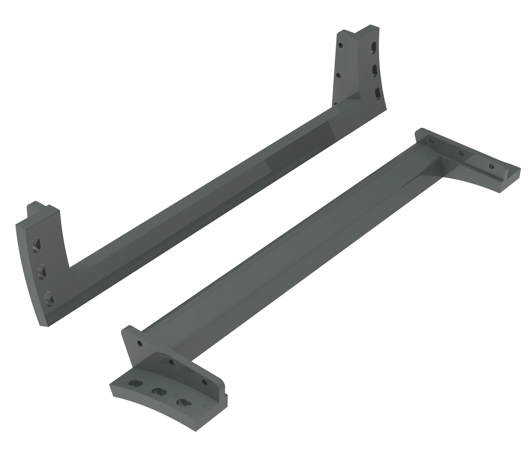 Pièces de rechange pour concasseur à percussion Kubitizer, plaque inférieure en acier moulé