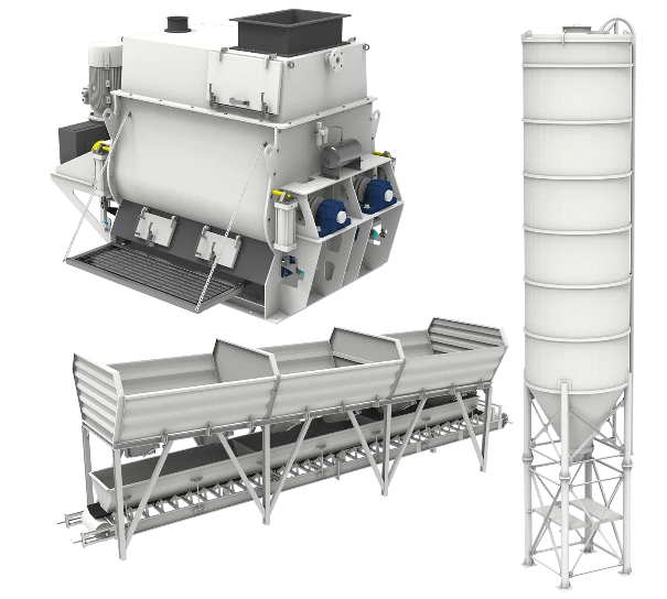 Maschinen für Betonmischanlagen