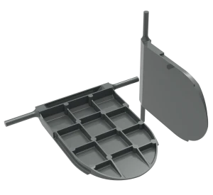 Цемент Фабрикаи цисмхои эхтиётии Сафед рехтани Steel Flap Systems