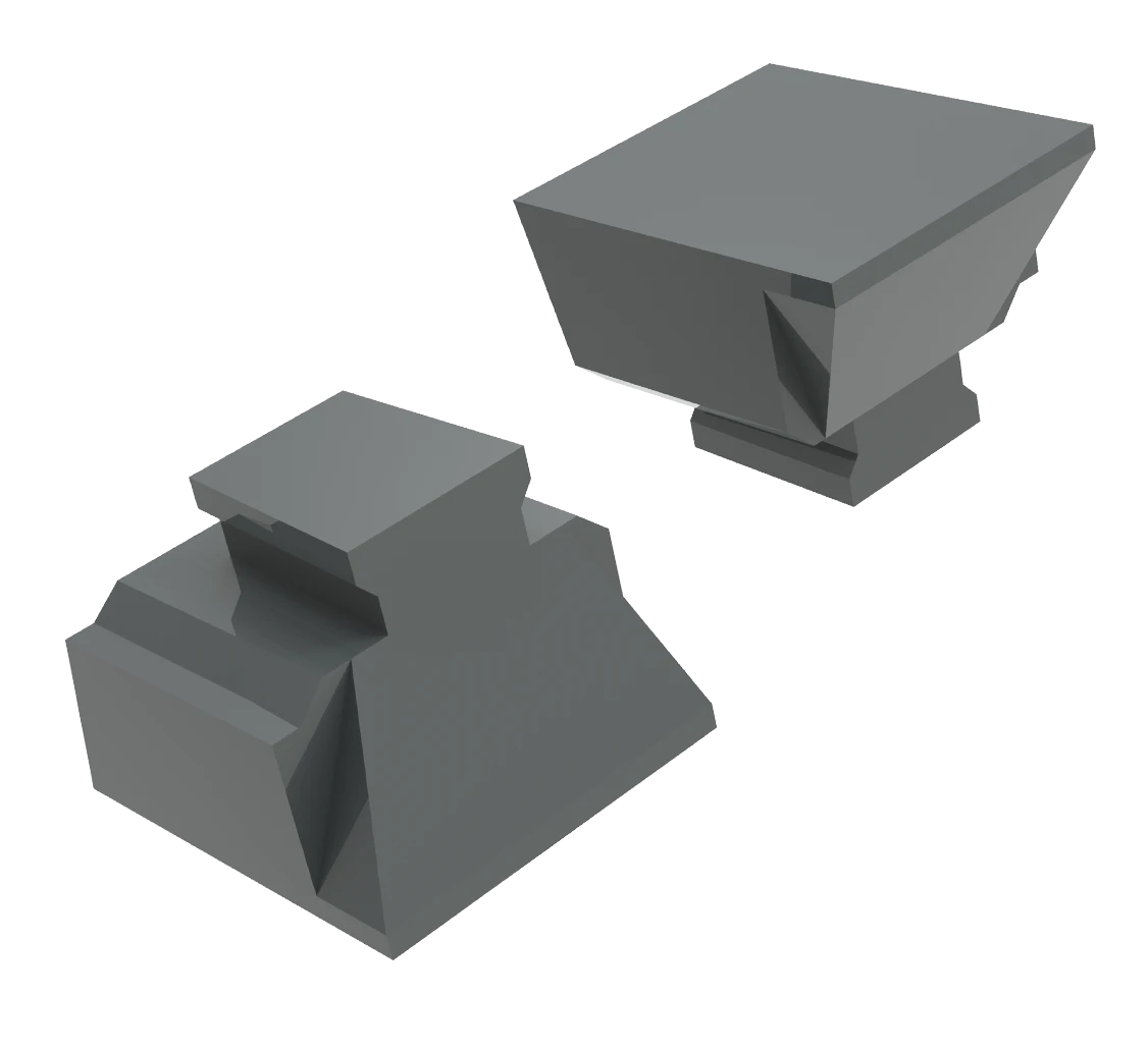 Crusher амудии чоҳи эҳтиётӣ зиреҳи канории